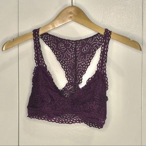 FRENCH AFFAIR MAROON BRALETTE